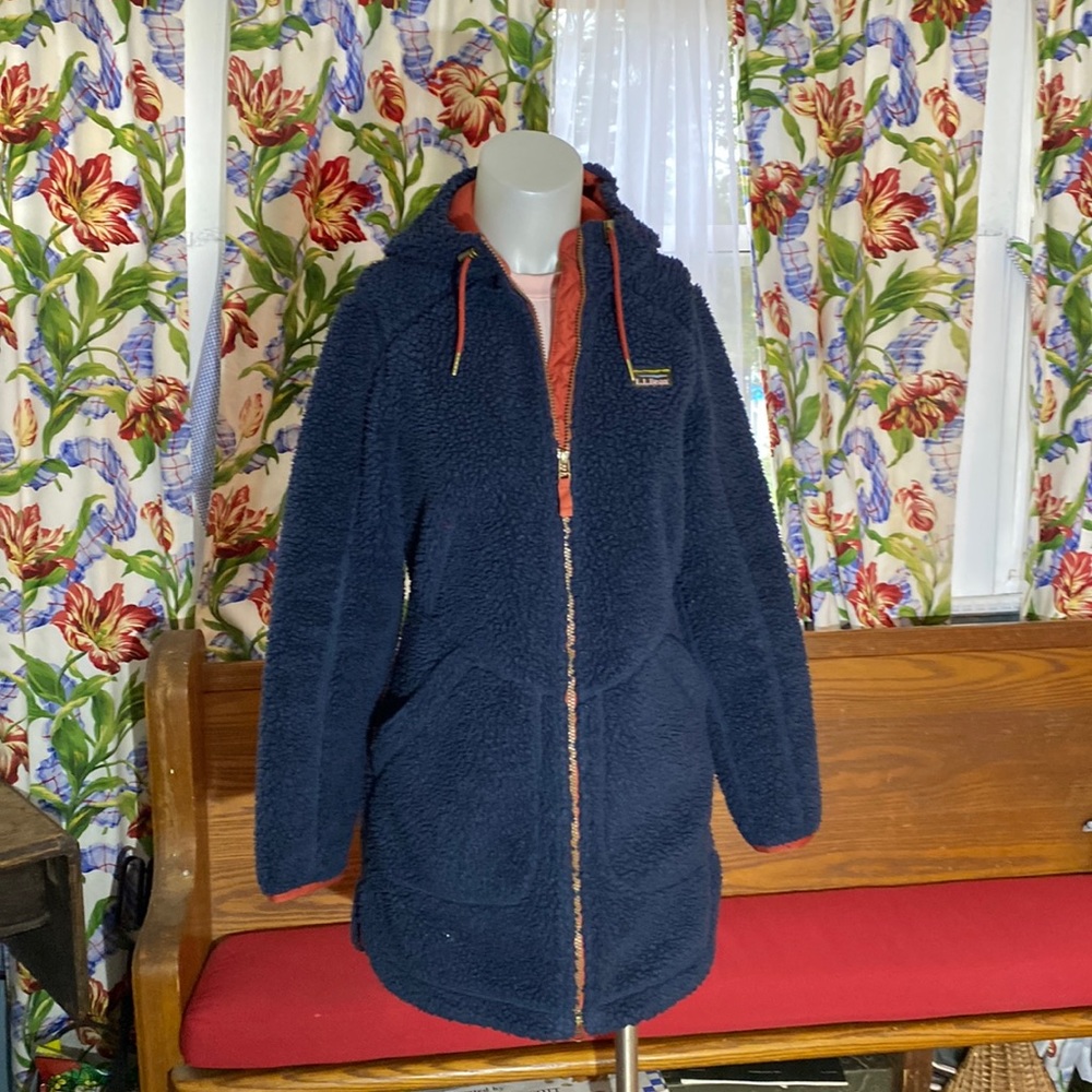 LL Bean Fleece coat